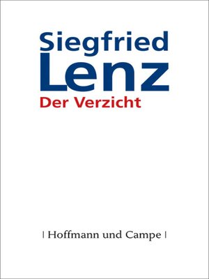 cover image of Der Verzicht